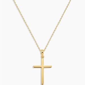 Electric Picks Everyday Cross Gold Necklace